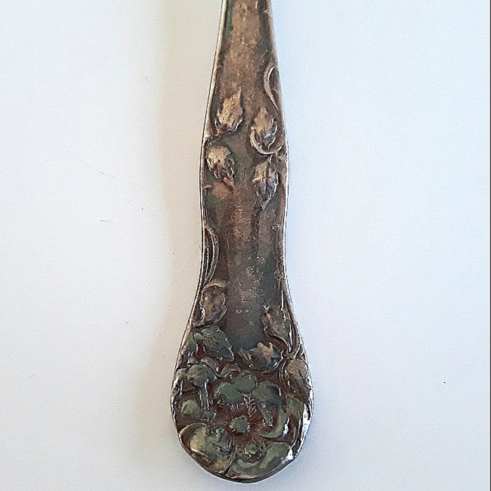 1877 Niagara Falls Silver Co. 3-Tine Fork 7.25